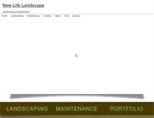Tablet Screenshot of newlifelandscape.biz